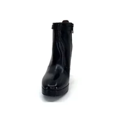 Basic|Bottines<Nero Giardini Bottines à Talon Haut Néro Giardini 1308722 De 100 Cuir Noir