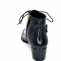 Bijoux<Regarde Le Ciel Bottines à Talon Jolene 25 Cuir Noir