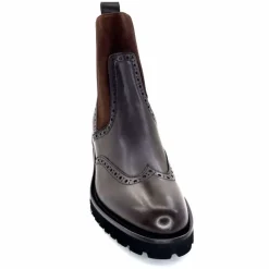 Basic|Bottines<Triver Flight Bottines à Talon 773 03 Cuir Marron