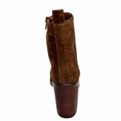 Féminin|Elégant<Alpe Bottines à Talons 5220 Daim Marron