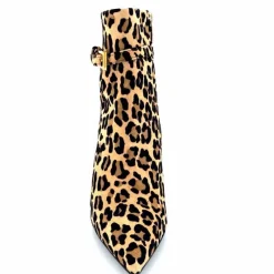 Talon|Animalier<chantal Bottines à talons 2365 Daim Maculato Léo Camel