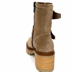 Bottines<Mjus Bottines à Talons T64209 101 Daim Taupe
