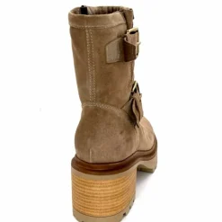 Bottines<Mjus Bottines à Talons T64209 101 Daim Taupe