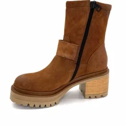 Bottines<Mjus Bottines à Talons T64209 101 Daim Tabacco Marron