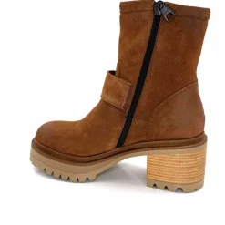 Bottines<Mjus Bottines à Talons T64209 101 Daim Tabacco Marron