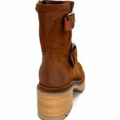 Bottines<Mjus Bottines à Talons T64209 101 Daim Tabacco Marron