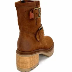 Bottines<Mjus Bottines à Talons T64209 101 Daim Tabacco Marron