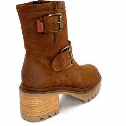 Bottines<Mjus Bottines à Talons T64209 101 Daim Tabacco Marron