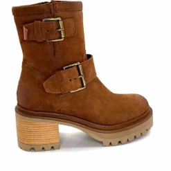 Bottines<Mjus Bottines à Talons T64209 101 Daim Tabacco Marron