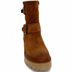 Bottines<Mjus Bottines à Talons T64209 101 Daim Tabacco Marron