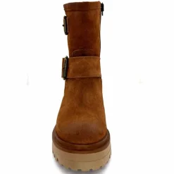 Bottines<Mjus Bottines à Talons T64209 101 Daim Tabacco Marron