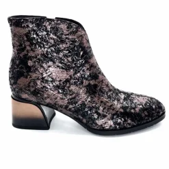 Talon|Soirée<Elue Par Nous Bottines à Talons Métamorfose Sage Écailles Noir Bronze BronzeNoir