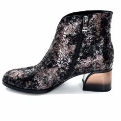 Talon|Soirée<Elue Par Nous Bottines à Talons Métamorfose Sage Écailles Noir Bronze BronzeNoir