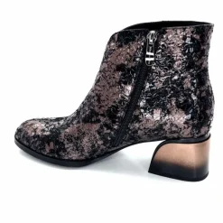 Talon|Soirée<Elue Par Nous Bottines à Talons Métamorfose Sage Écailles Noir Bronze BronzeNoir