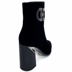 Soirée|Féminin<Elue Par Nous Bottines à Talons Métamorfose Salins Daim Noir Marron