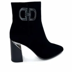 Soirée|Féminin<Elue Par Nous Bottines à Talons Métamorfose Salins Daim Noir Marron