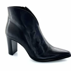 Talon|Basic<Myma Bottines à Talons 8097/00 Cuir Noir