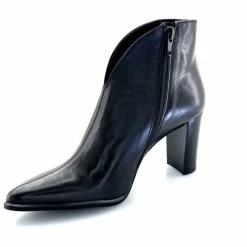 Talon|Basic<Myma Bottines à Talons 8097/00 Cuir Noir