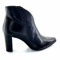 Talon|Basic<Myma Bottines à Talons 8097/00 Cuir Noir