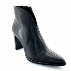 Talon|Basic<Myma Bottines à Talons 8097/00 Cuir Noir