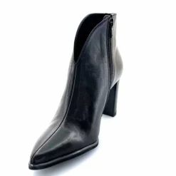 Talon|Basic<Myma Bottines à Talons 8097/00 Cuir Noir