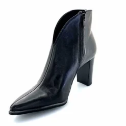 Talon|Basic<Myma Bottines à Talons 8097/00 Cuir Noir