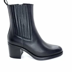 Elégant|Basic<Alpe Bottines 2403 Cuir Noir