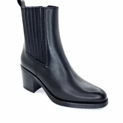 Elégant|Basic<Alpe Bottines 2403 Cuir Noir
