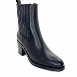 Elégant|Basic<Alpe Bottines 2403 Cuir Noir