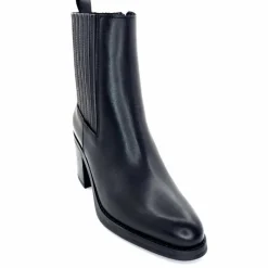 Elégant|Basic<Alpe Bottines 2403 Cuir Noir