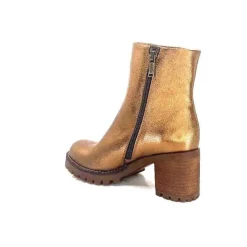 Montagne|Bottines<Minka Bottines Bikers Foly Cuir Dé Or