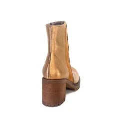 Montagne|Bottines<Minka Bottines Bikers Foly Cuir Dé Or