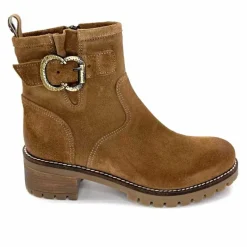 Montagne|Bikers<Minka Bottines Bikers Harper Daim Noisette