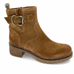 Montagne|Bikers<Minka Bottines Bikers Harper Daim Noisette