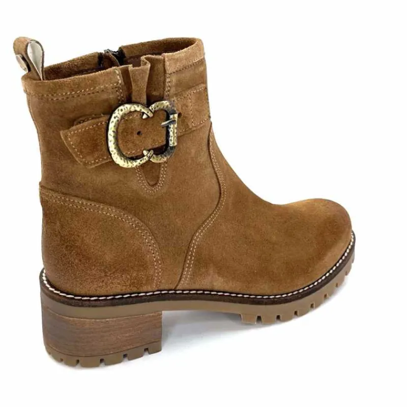 Montagne|Bikers<Minka Bottines Bikers Harper Daim Noisette