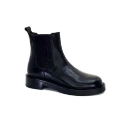 Basic|Bottines<398-ivoire Bottines Chelsea Ivoire 4989 Alexis Cuir Noir