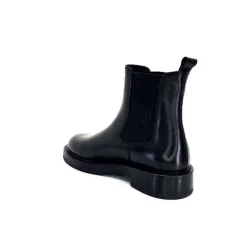 Basic|Bottines<398-ivoire Bottines Chelsea Ivoire 4989 Alexis Cuir Noir