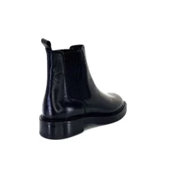 Basic|Bottines<398-ivoire Bottines Chelsea Ivoire 4989 Alexis Cuir Noir