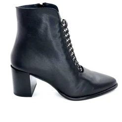 Soirée|Féminin<Dansi Bottines 6104 Cuir Noir