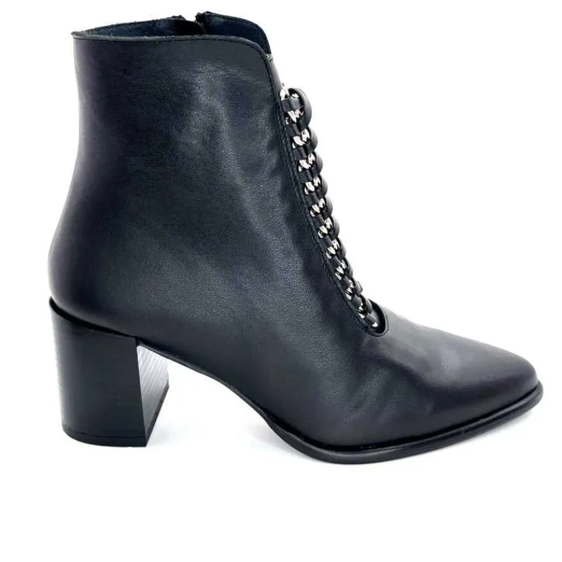 Soirée|Féminin<Dansi Bottines 6104 Cuir Noir