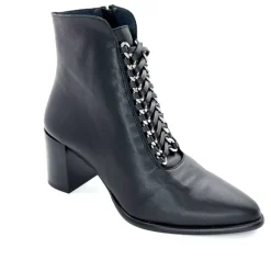Soirée|Féminin<Dansi Bottines 6104 Cuir Noir