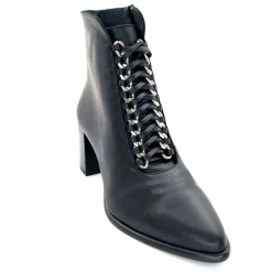 Soirée|Féminin<Dansi Bottines 6104 Cuir Noir