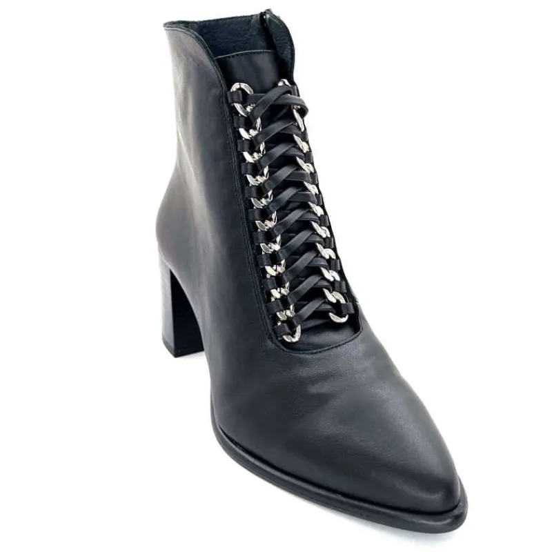 Soirée|Féminin<Dansi Bottines 6104 Cuir Noir