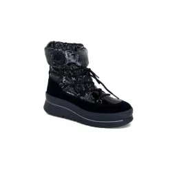 Neige|Montagne<Ivoire0174a Bottines de Neige Ivoire 8666 Textile Noir
