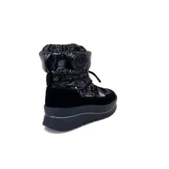 Neige|Montagne<Ivoire0174a Bottines de Neige Ivoire 8666 Textile Noir