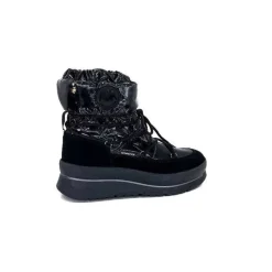 Neige|Montagne<Ivoire0174a Bottines de Neige Ivoire 8666 Textile Noir