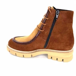 Elégant|Masculin<Ivoire0330 Bottines Derby Ivoire 364 Daim Marron