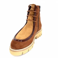 Elégant|Masculin<Ivoire0330 Bottines Derby Ivoire 364 Daim Marron