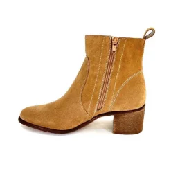 Basic|Bottines Eté<Ivoire0104a Bottines Eté Ivoire A53368 Daim Tan Camel