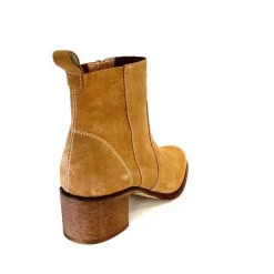 Basic|Bottines Eté<Ivoire0104a Bottines Eté Ivoire A53368 Daim Tan Camel